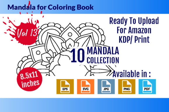 Download Mandalas for Coloring Book Vol - 13 - Mandalas Collection