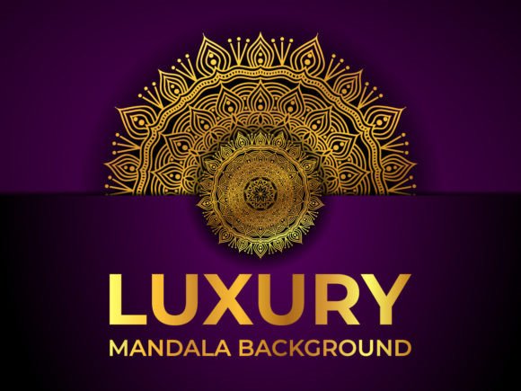 Download Luxury Golden Mandala Background Design - Golden mandala Collection