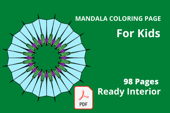 Download Coloring Kids Mandala Coloring Pages - Kids mandala Collection