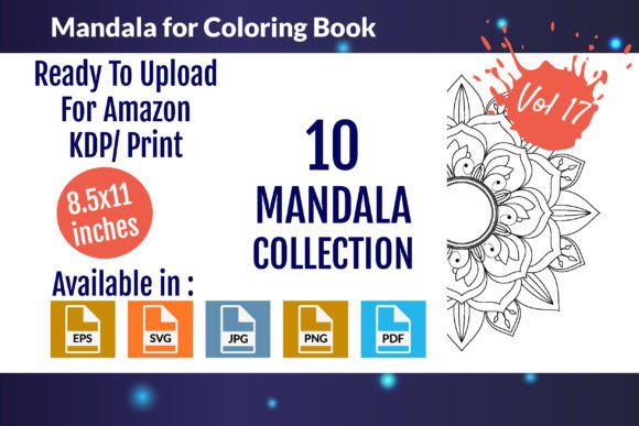 Download Mandalas for Coloring Book Vol - 17 - Mandalas Collection