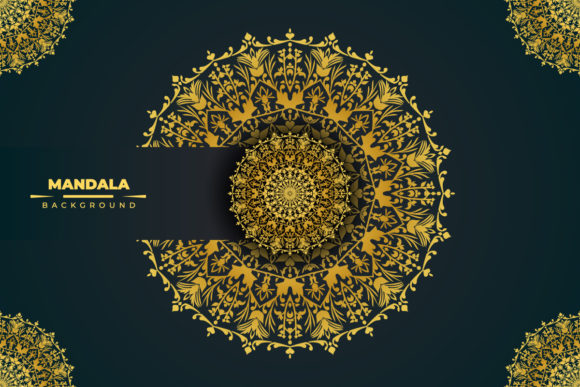 Download Modern Golden Mandala Background Design - Golden mandala Collection