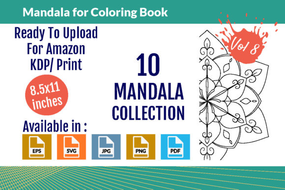 Download Mandalas for Coloring Book Vol - 08 - Mandalas Collection