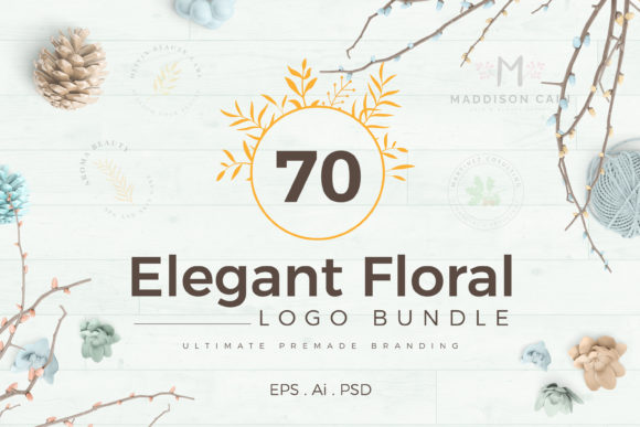 Download Elegant Floral Logo Bundle - Floral logo Collection