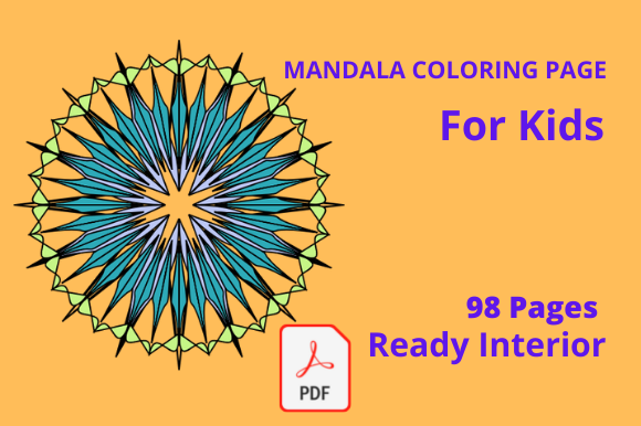 Download Coloring Kids Mandala Coloring Pages - Kids mandala Collection