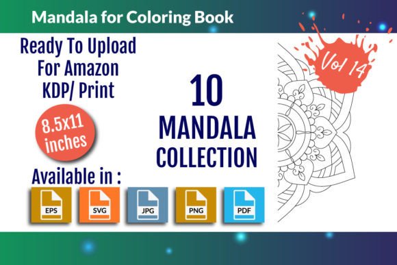 Download Mandalas for Coloring Book Vol - 14 - Mandalas Collection