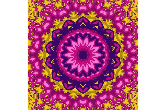 Download Abstract Indian Pattern with Mandalas - India Collection