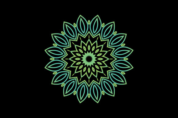Download Mandala Ornament Gradient Arabic Design - Arabic design Collection